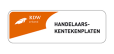 RDW handelaarskentekenplaten